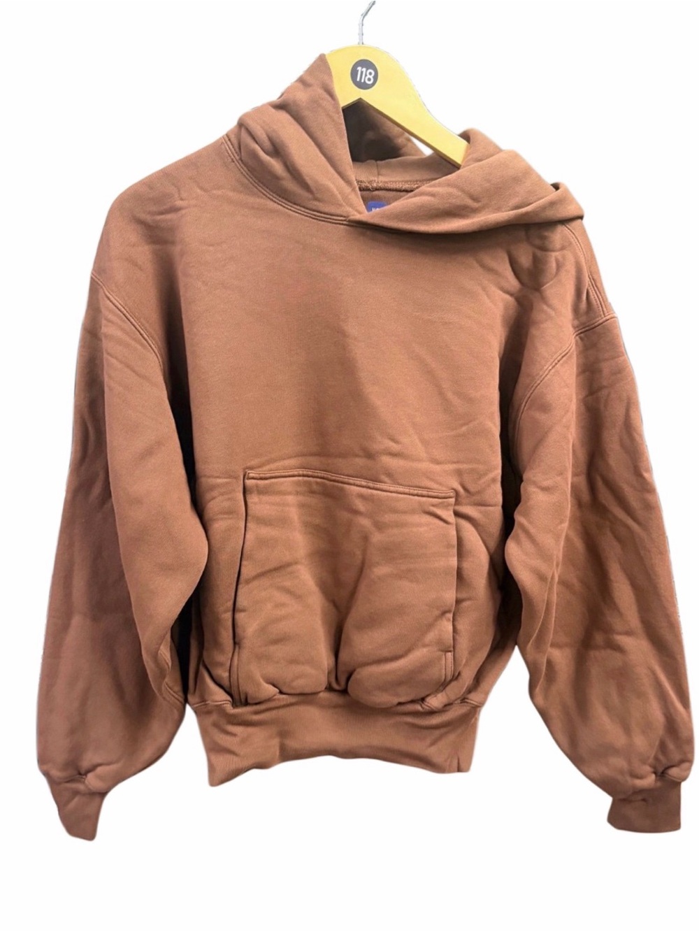 Yeezy Men's Small Brown Hooded Sweatshirt Hoodie